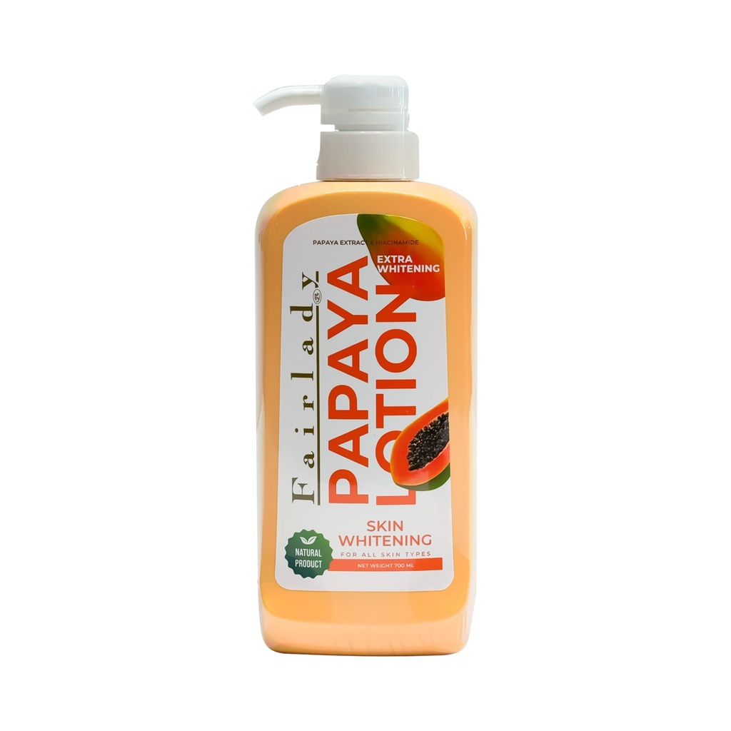 FAIRLADY PAPAYA EXTRACT & NIACINAMIDE PAPAYA LOTION SKIN WHITENING 700ML