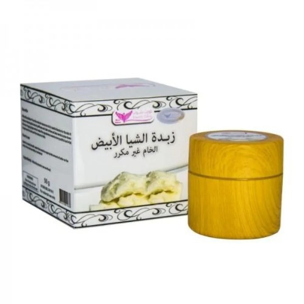 كويت شوب زبدة الشيا الأبيض الخام 50جرام 