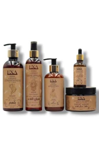 اكسا طقم جوجوبايا وبامبو للعناية بالشعر