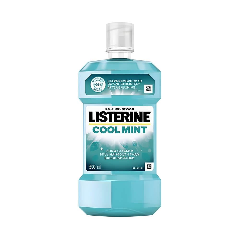 Listerine Cool Mint Daily Mouthwash with Fresh Mint - 500 ml
