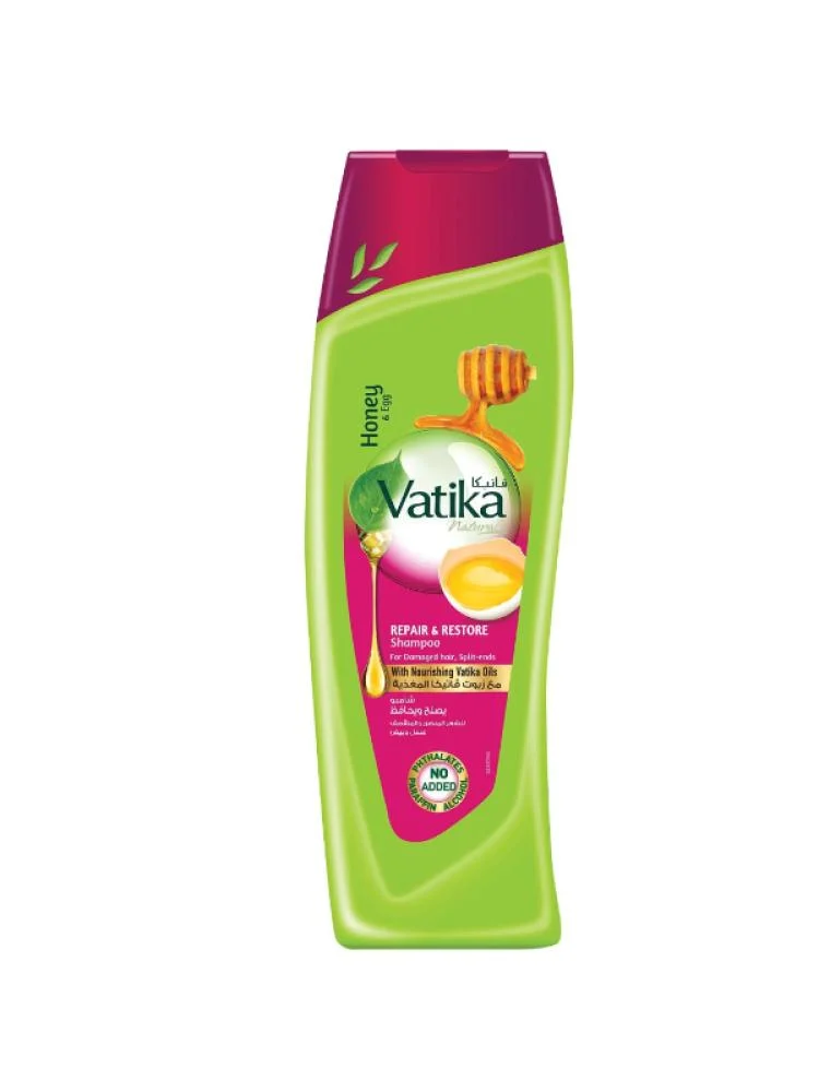 Vatika - Honey & Egg Shampoo for Damaged Hair, 400ml