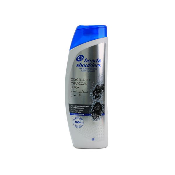 Head & Shoulders Oxygenated Charcoal Detox Anti Dandruff Shampoo 390ml