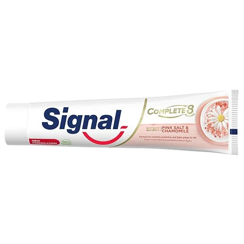 Signal Complete 8 Toothpaste with Pink Salt and Chamomile Extract 75ml