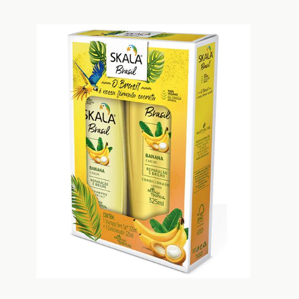 Skala Repair & Shine Banana & Bacory Shampoo & Conditioner - 2 x 325ml