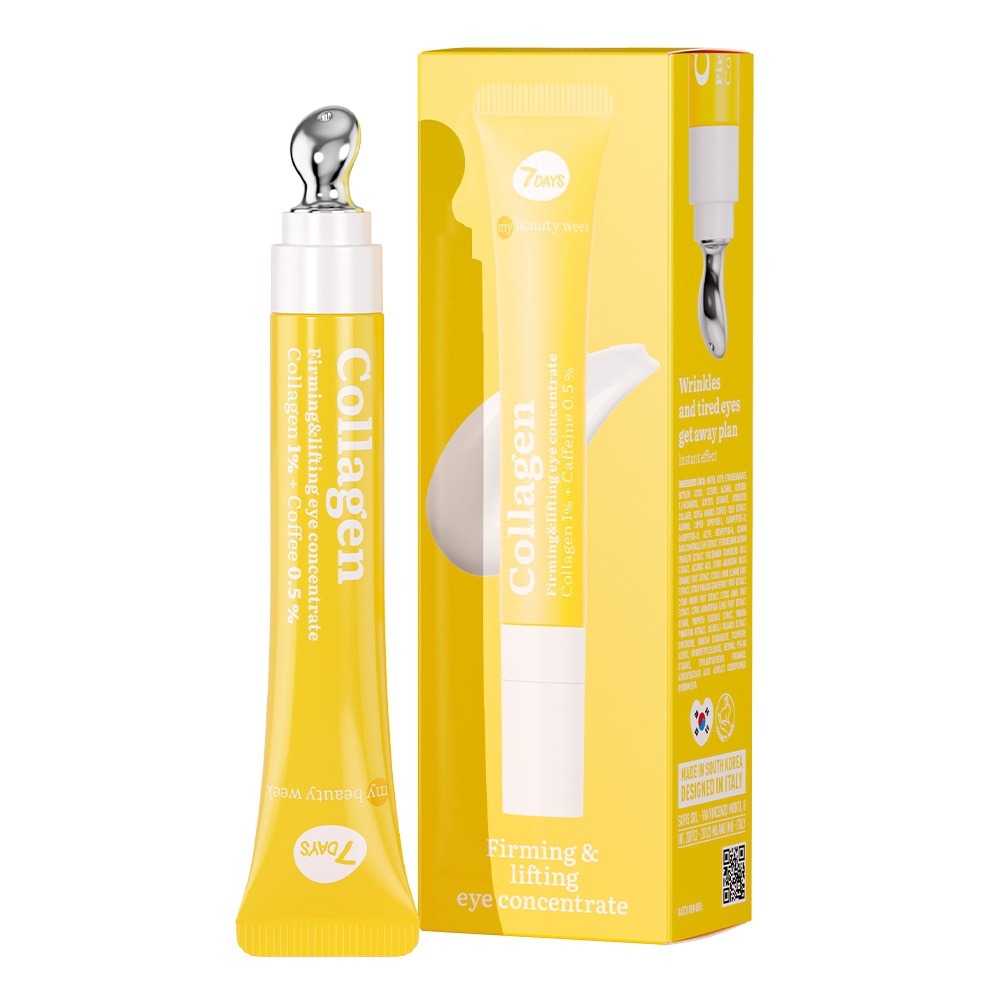 7DAYS Eye cream cryo massager, firming and lifting, Collagen 18 ML