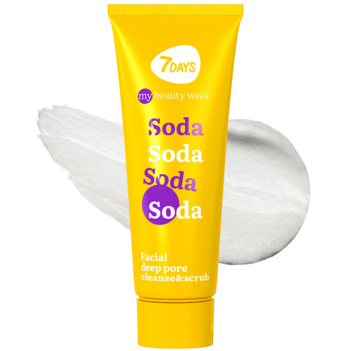 7DAYS MY Beauty Week Facial deep pore cleanse & scrub SODA, 80 ml