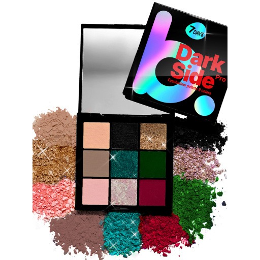 7DAYS B.COLOUR DS Eyeshadow palette 9 colours 9х1 g 