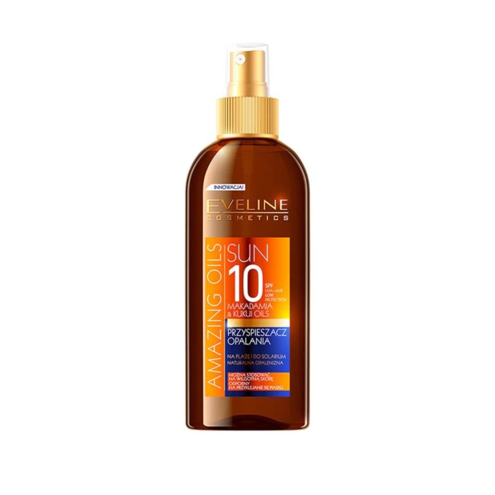 ايفلين زيت لتسمير البشرة Spf 10 حماية من الشمس 150 مل 