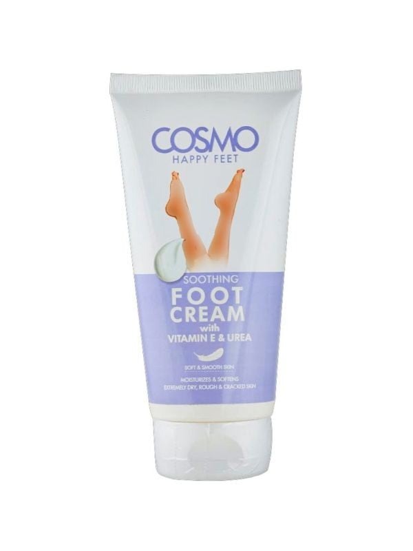 Cosmo - Happy Feet Soothing Foot Cream with Vitamin E and Urea, 150 ml