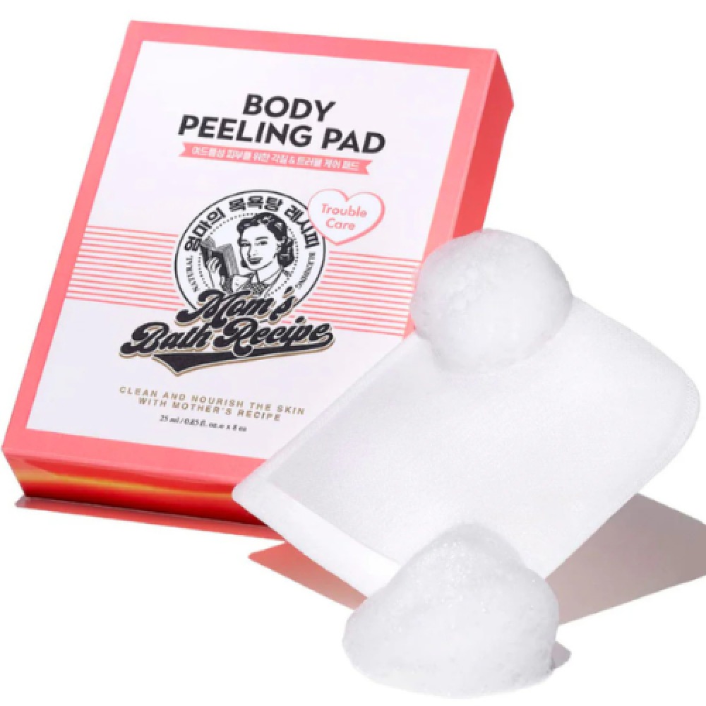 Mom's Bath Salicylic Acid No-Scrub Body Loofah -  8 Pack