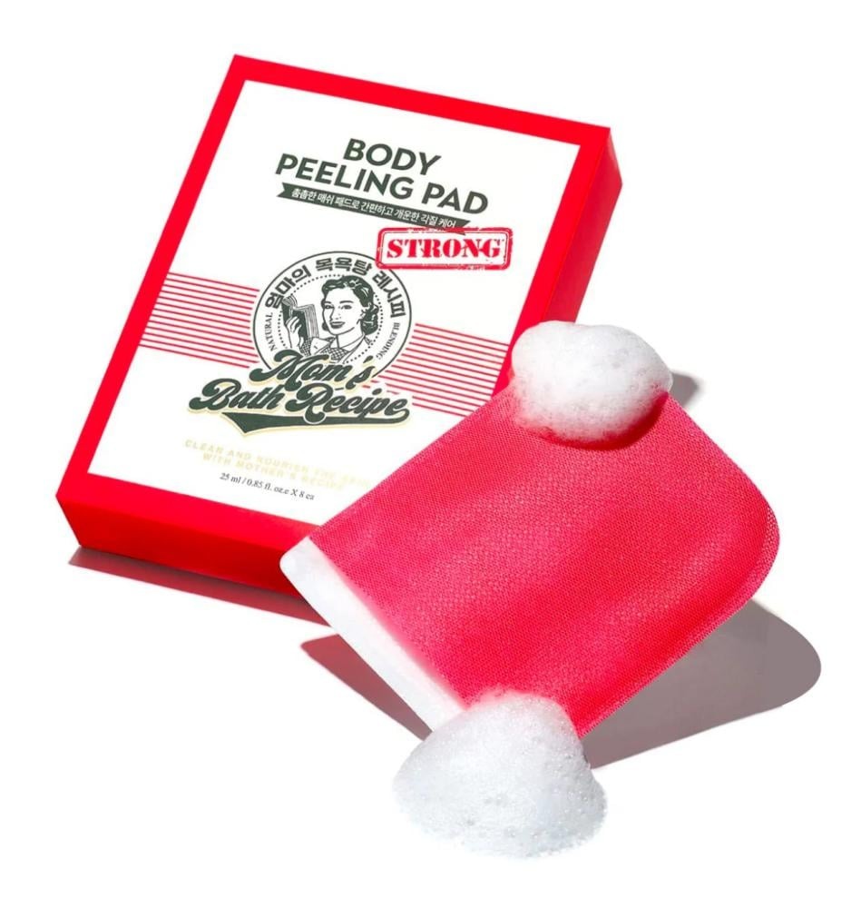 Mom's Bath Powerful Exfoliating Body Loofahs - 8 Pack