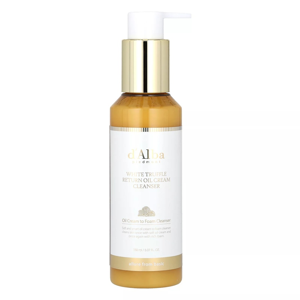 d'Alba White Truffle Return Oil Cream Cleanser 150ml 