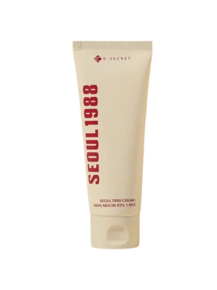 K-Secret - Seoul 1988 Snail Mucus 93% & Rice Moisturizing Cream - 100ml