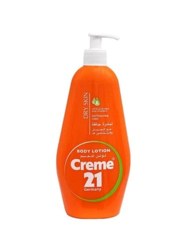 Cream 21 - Body Lotion for Dry Skin - 600 ml 