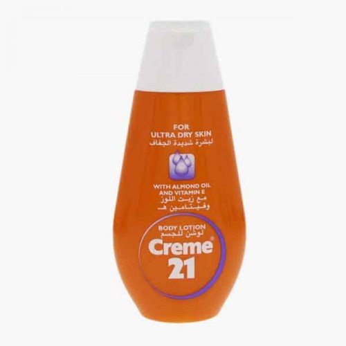 Cream21 Body Lotion with Almond Oil and Vitamin E for Dry Skin - 250ml 