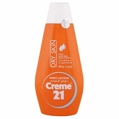 Creme 21 - Body Lotion for Dry Skin with Aloe Vera - 250 ml 