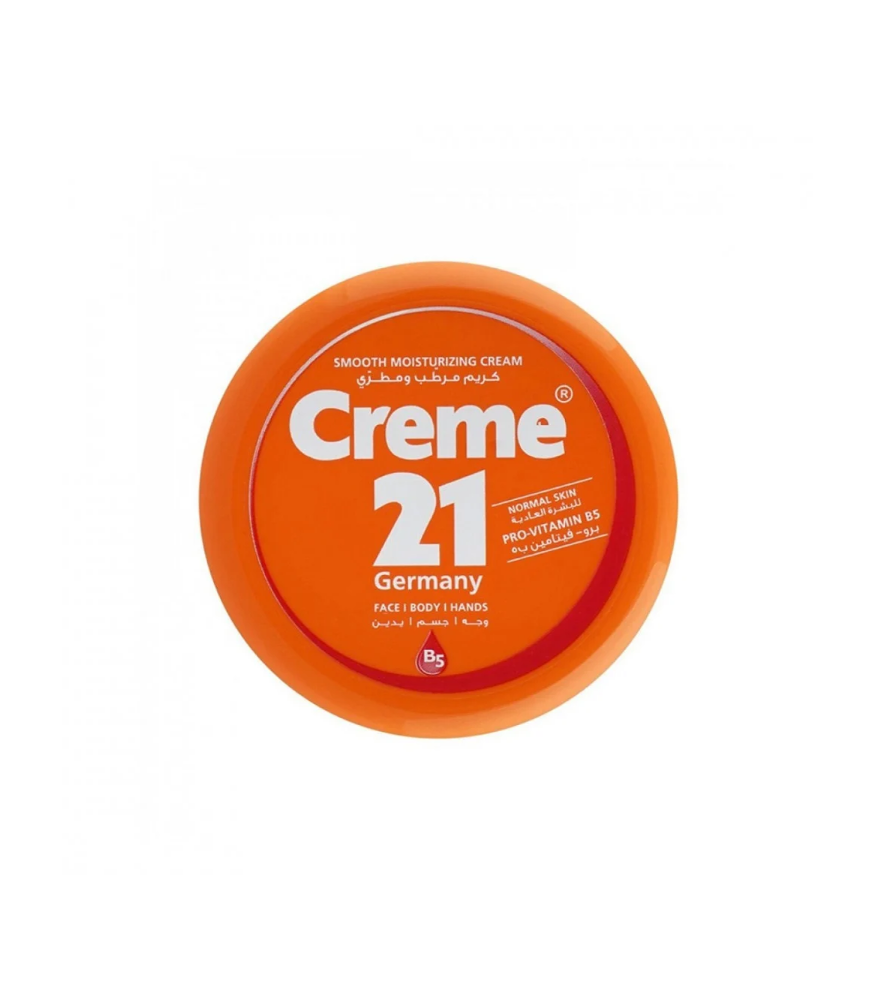 كريم 21 مرطب ناعم لجميع أنواع البشرة – استخدام يومي • 250 مل