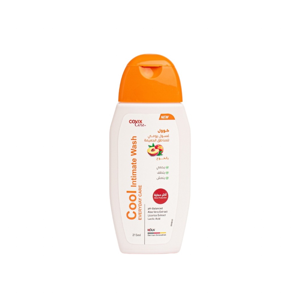Covix Daily Intimate Wash with Peach for Women - 215 ml 