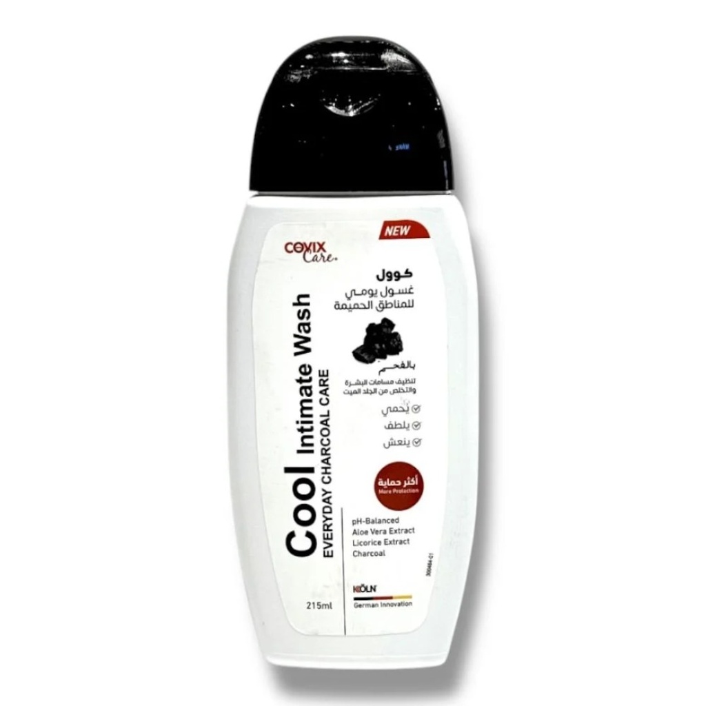 Covix Daily Intimate Wash with Charcoal for Women - 215 ml 