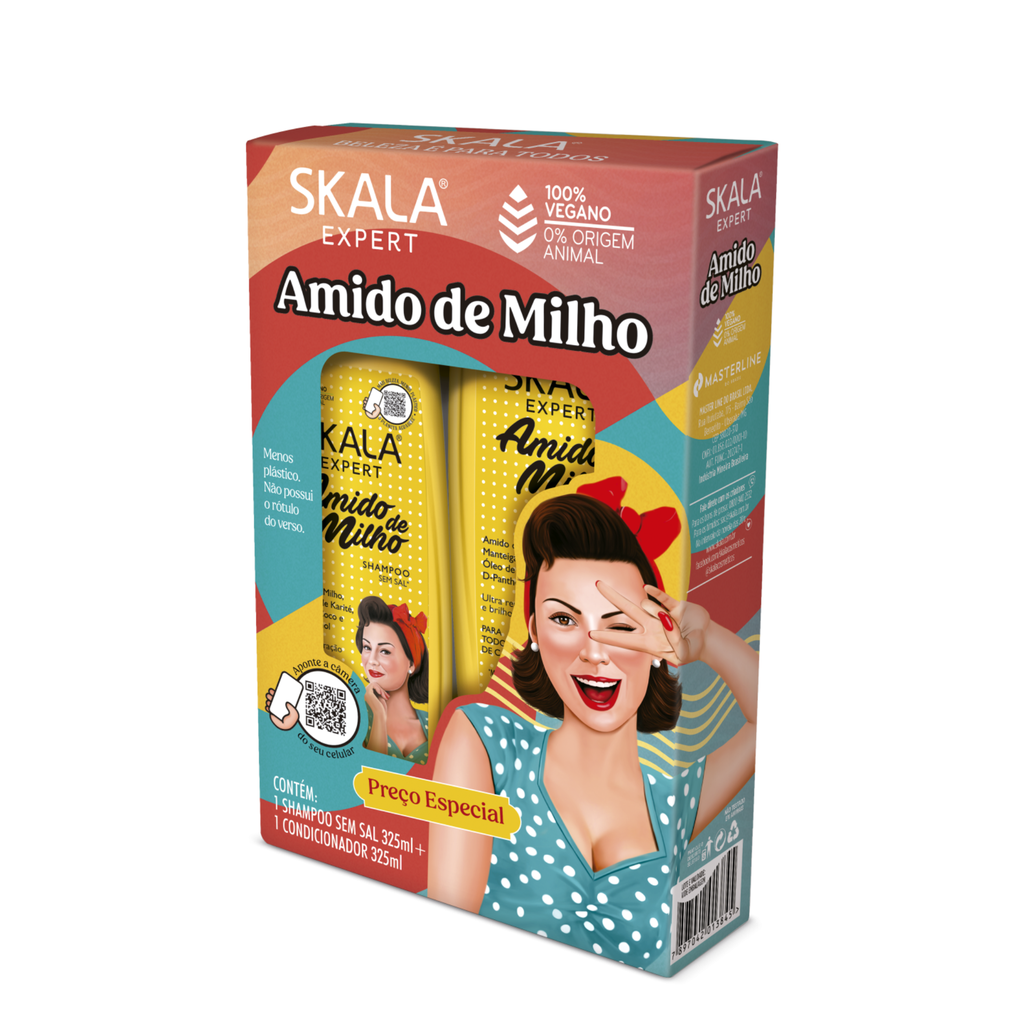 Skala Corn Starch Shampoo & Conditioner Set – 325 ml