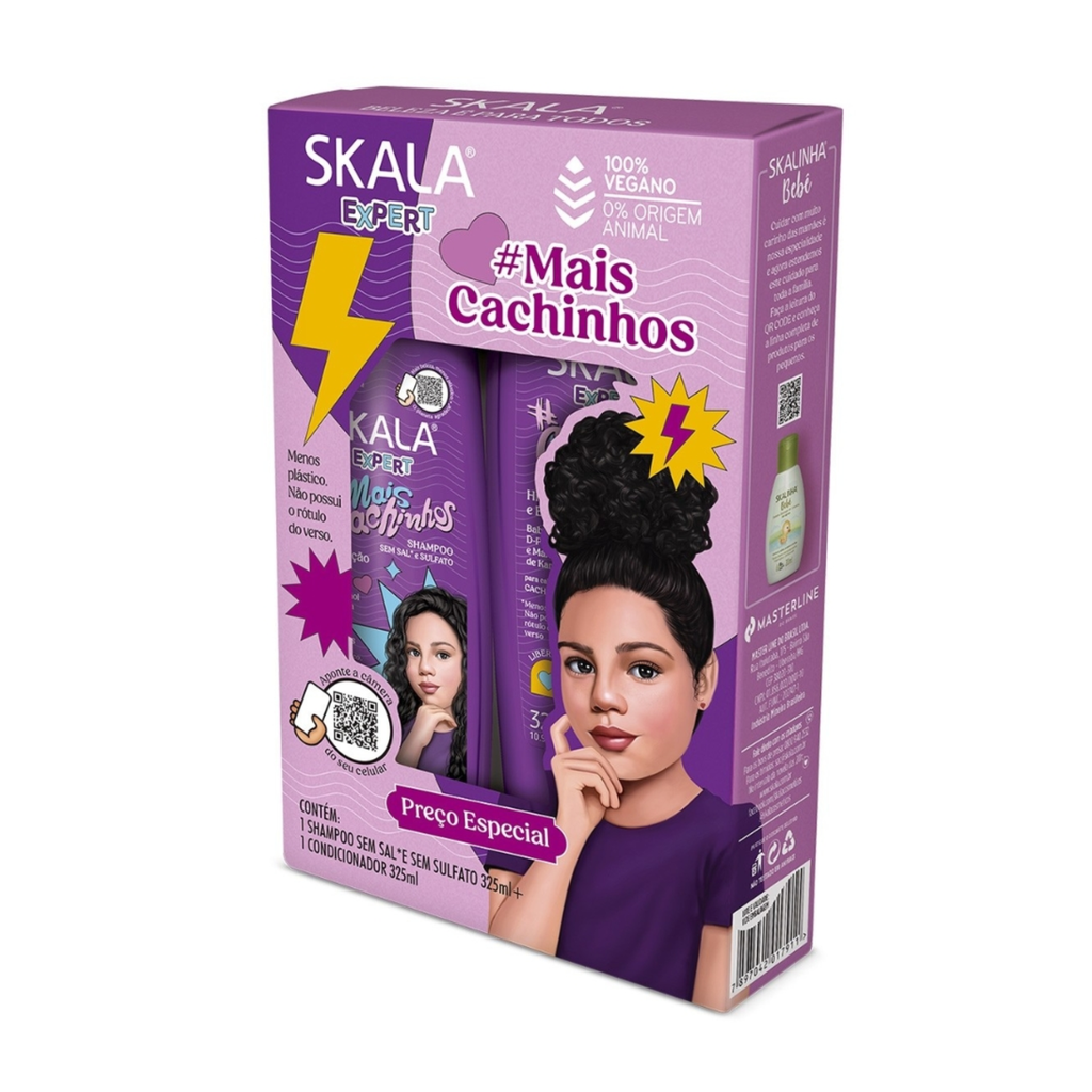 Skala Expert Mais Cachinhos Kids Shampoo & Conditioner Set – 325 ml