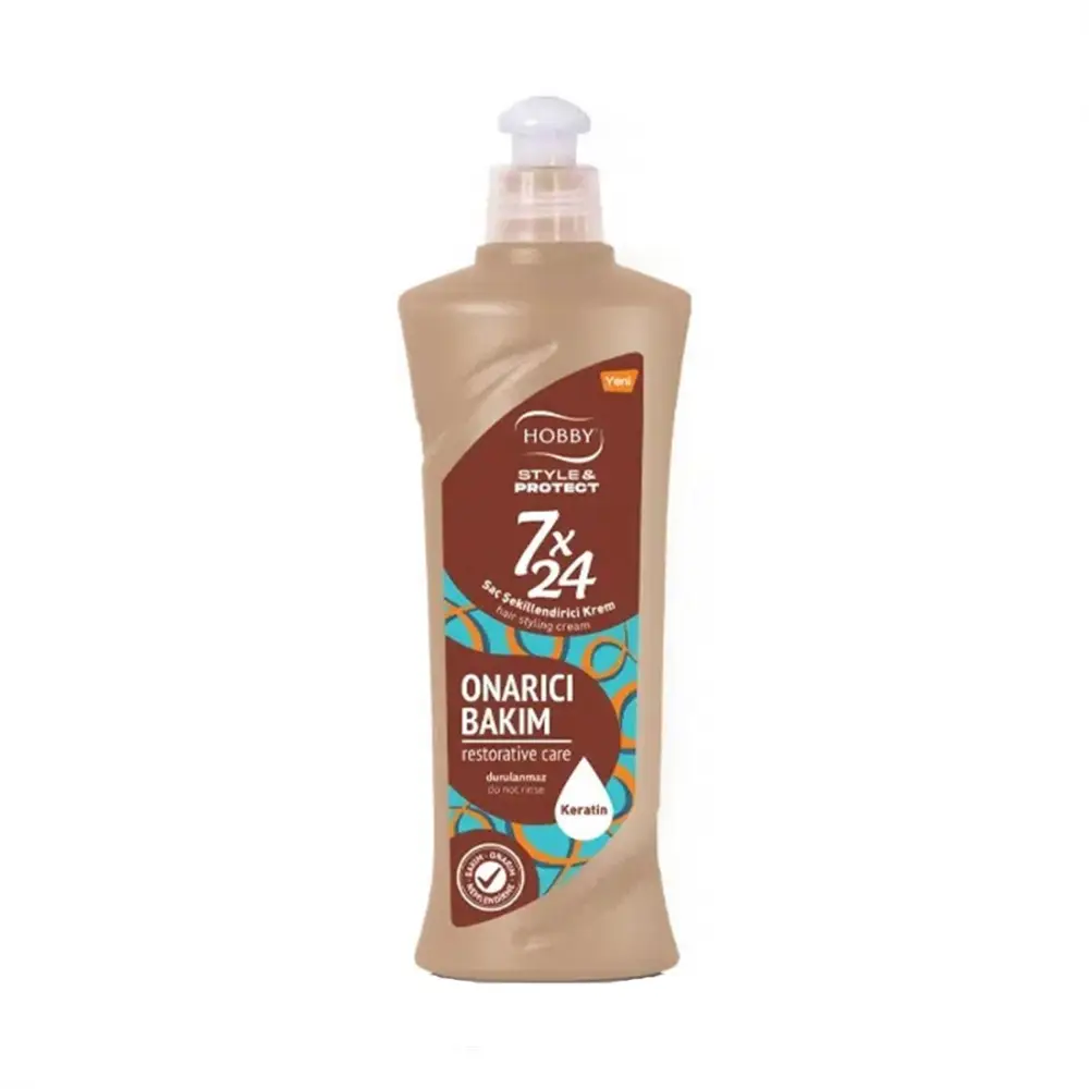 Hobby Styling and Protecting Keratin Hair Care Cream - 250 ml