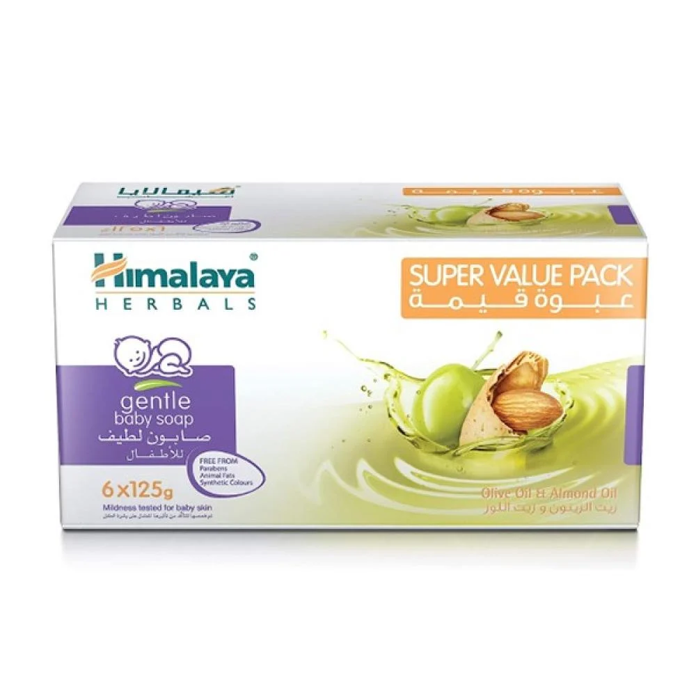 Himalaya Gentle Baby Soap 125 g x 6