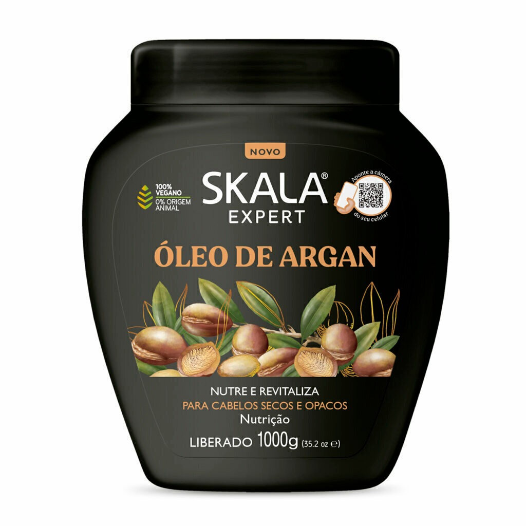 Skala Restorative and Moisturizing Hair Cream and Conditioner with Argan Oil - 1000g 