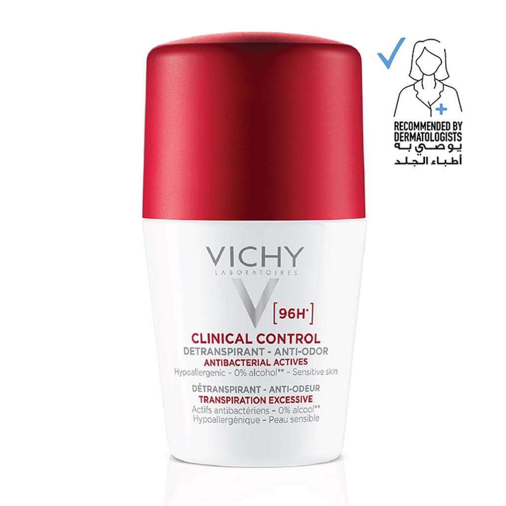 Vichy 96Hr Clinical Control Deodorant for Women - 50ml