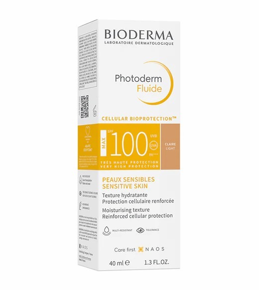 Bioderma - Photoderm Fluid Max Sunscreen SPF 100 Light, 40 ml