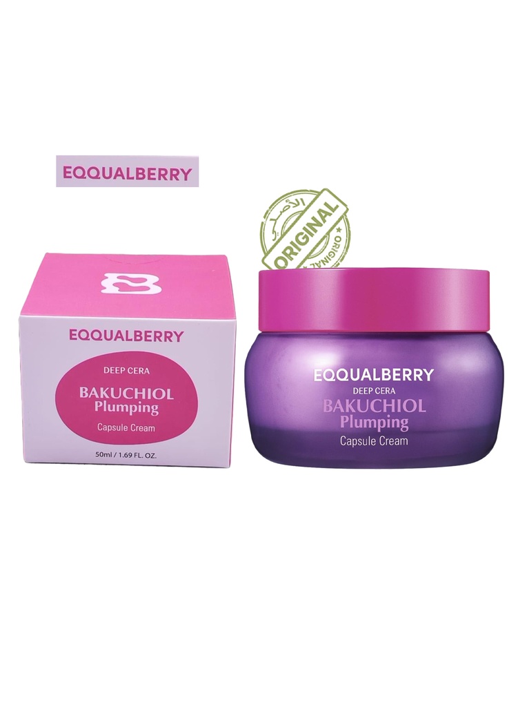 EqualBerry - Deep Cera Moisturizing Capsule Cream with Bakuchiol - 50 ml