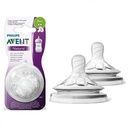 Philips Avent nipples +1 month, 2 pieces